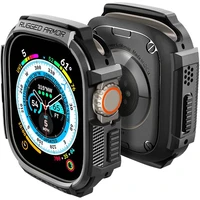 Spigen Rugged Armor kryt Apple Watch Ultra 3/2/1 (49mm) černý - Pouzdra