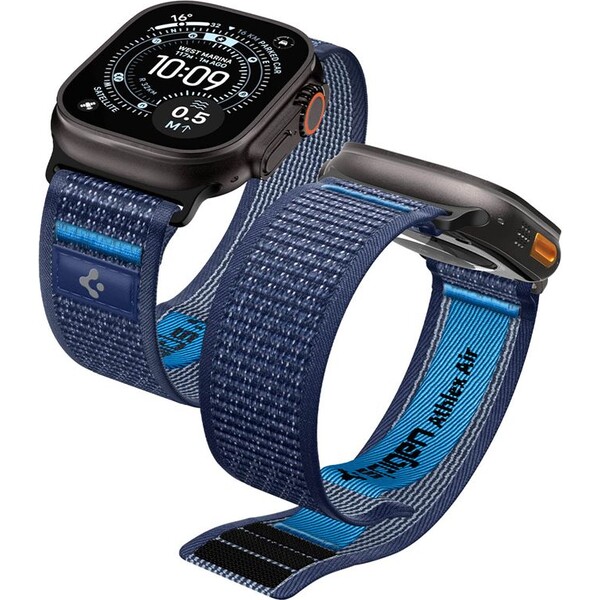 Spigen Athlex Air 2 Active řemínek Apple Watch 49/46/45/44mm námořně modrý