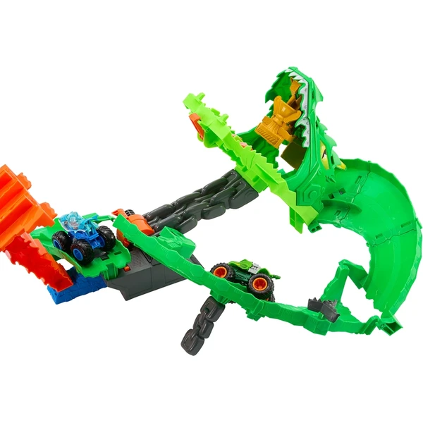 Hot Wheels MONSTER TRUCKS Mattel - Dráha Dračí Zkáza - Hračky - Obrázek 460J000K01