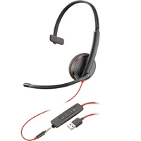 Poly Blackwire 3215 Mono USB-A sluchátka, černá - Sluchátka