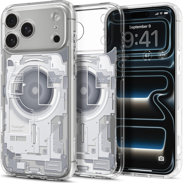 Spigen Ultra Hybrid MagSafe kryt iPhone 18 Pro/17 Pro zero one white