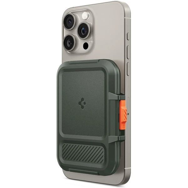 Spigen Lock Fit MagSafe Wallet peněženka tmavě zelená - Peněženky - Obrázek 462be35b12cd4f7aa523484e8c049b8e