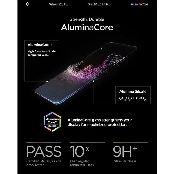 Spigen Glass tR EZ Fit Pro HD sklo Samsung Galaxy S25 FE čiré (1 ks) - Ochranné folie a skla - Obrázek 46312664d0f642309e2e21d3ba196687