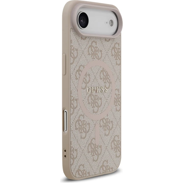 Guess PU Leather 4G Colored Ring MagSafe Zadní Kryt pro iPhone Air růžový - Pouzdra - Obrázek 46375a02509d485f91d5568152ceba3a