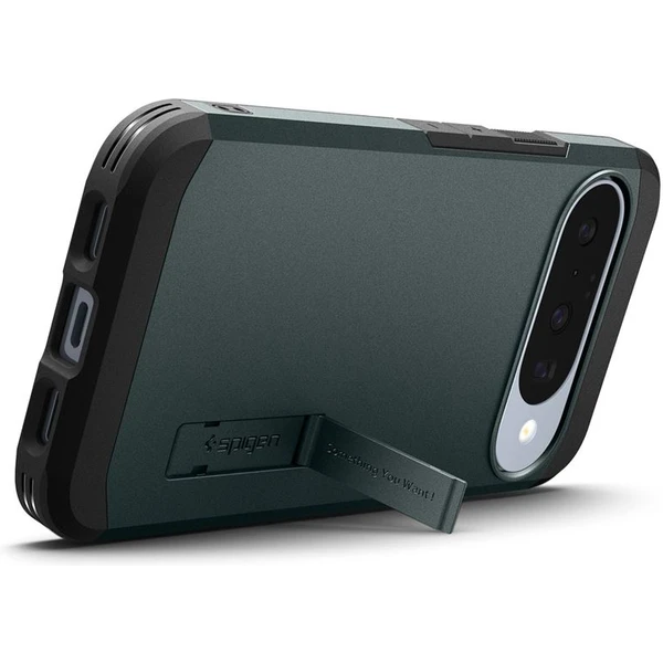 Spigen Tough Armor MagSafe kryt Google Pixel 10/10 Pro zelený - Pouzdra - Obrázek 46573470c45140338e06faea51acff37