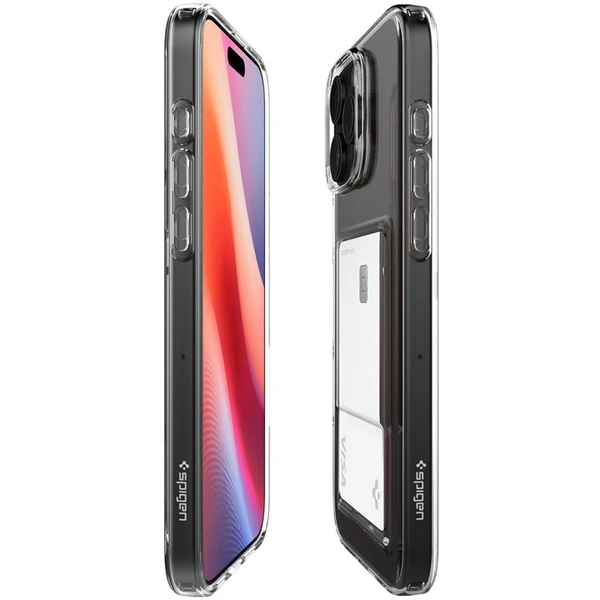 Spigen Crystal Slot kryt iPhone 16 Pro crystal clear  - Pouzdra - Obrázek 4657dcd1a4404decaf1f84b69a226d7d