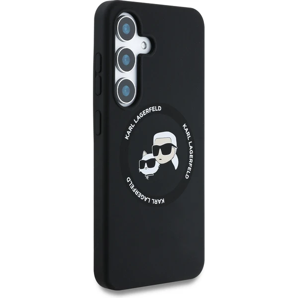 Karl Lagerfeld Liquid Silicone K&CH Heads MagSafe kryt Samsung Galaxy S25 černý - Pouzdra - Obrázek 466ce0b1b3f34a539d14a57ff13ae542