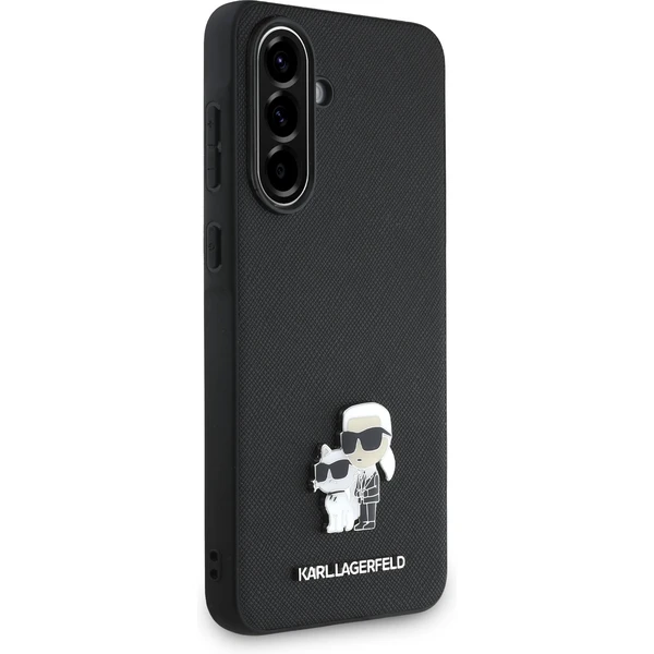 Karl Lagerfeld PU Saffiano Metal Karl and Choupette kryt Samsung Galaxy A56 černý - Pouzdra - Obrázek 466edcd77a4246488397c6052adc079d