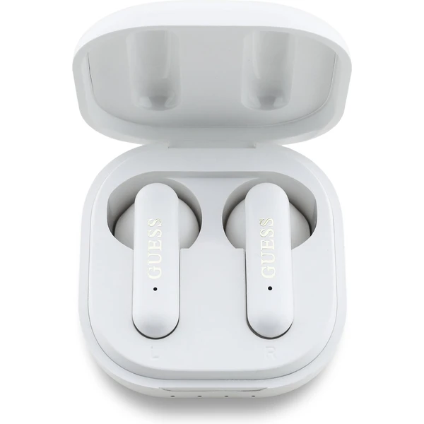 Guess 4G Metal Logo TWS Bezdrátová sluchátka bílá - Sluchátka - Obrázek 4688827c50ee46f6874e588213006500
