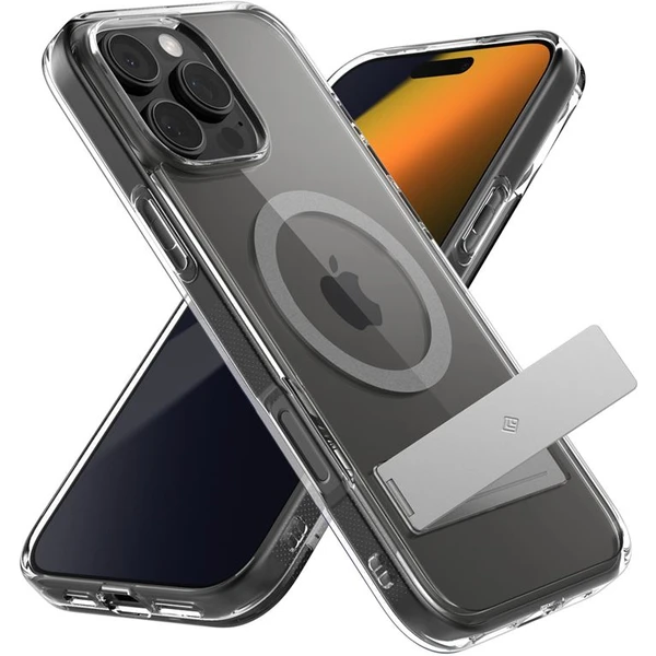 Spigen Caseology Capella MagSafe Kickstand kryt iPhone 16 Pro clear gray - Pouzdra - Obrázek 469bde759a524e729dc24e0fbb6c002c