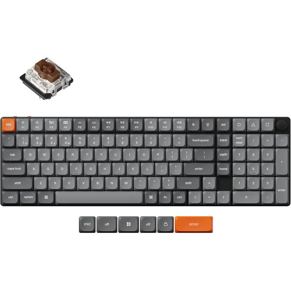 Keychron K17 Max K17M-H3 Černá