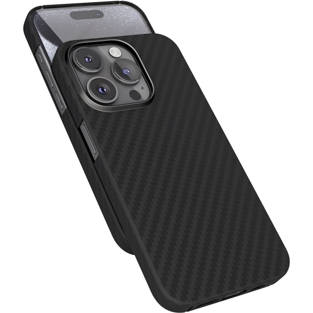 Epico Mag+ Carbon Case pro iPhone 15 Pro černý