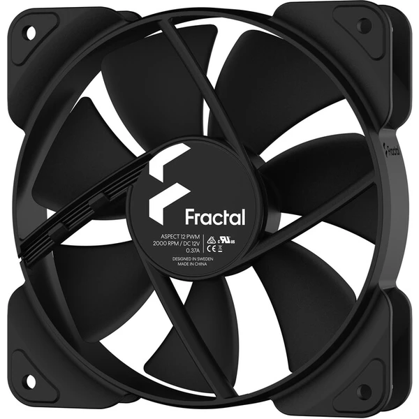 Fractal Design Aspect 12 PWM Black - Ventilátory pro PC - Obrázek 46UG300401