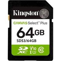 Kingston Canvas Select Plus SDXC 64GB - Paměťové karty