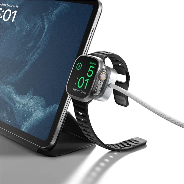 Nomad Universal Cable for Apple Watch, USB-C 100W, 1.5m, bílý - Nabíječky - Obrázek 46ad53763d8e413eaedfb12348cac367