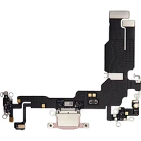 Náhradní díl pro iPhone 15 Plus nabíjecí konektor růžový - Konektory