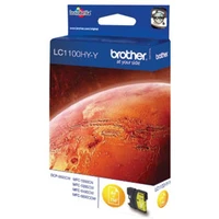 Brother LC1100HYY inkoust žlutý - Tonery