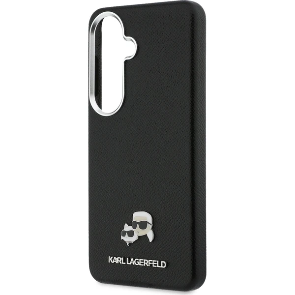 Karl Lagerfeld Grained PU Leather K&CH Heads Magnetic kryt Samsung Galaxy S26+ černý - Pouzdra - Obrázek 46d9eaf1aa954125a2d6c9408e3681ed