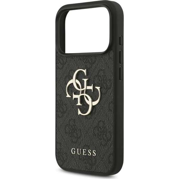 Guess PU 4G Metal Logo kryt iPhone 18 Pro šedý - Pouzdra - Obrázek 46e247185fbb424fae0583c55d075de0