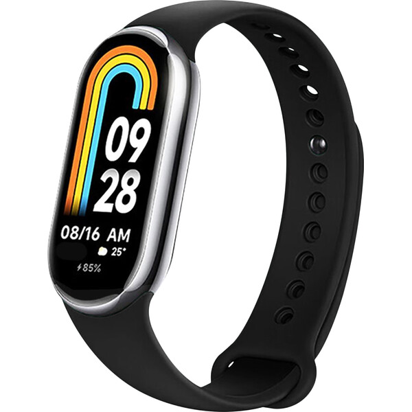 FIXED silikonový řemínek pro Xiaomi Smart Band 10/9/8 černý