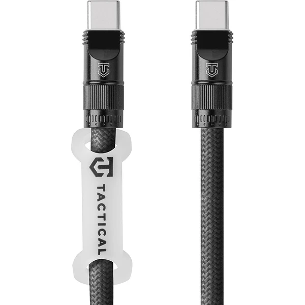 Tactical Wire Snake popruh s nabíjecím kabelem USB-C 1,2m Black - Popruhy a crossbody - Obrázek 47001920319748f1ad32eb077f274301