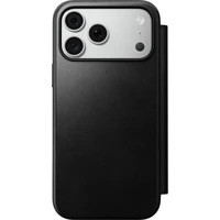 Nomad Modern Leather Folio (Horween) MagSafe kožené pouzdro iPhone 17 Pro Max/18 Pro Max Black - Pouzdra