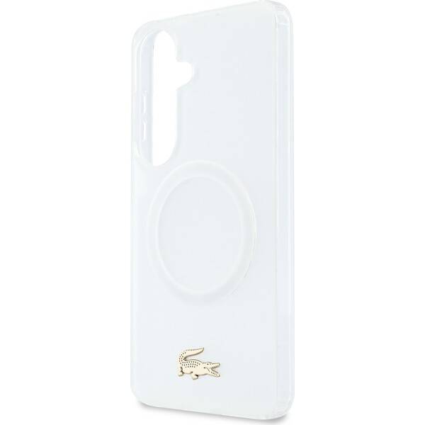 Lacoste PC/TPU Frosted Finish Gold Logo Magnetic kryt Samsung Galaxy S26 bílý - Pouzdra - Obrázek 47287b649c9d4cfe8282b3c66870af61