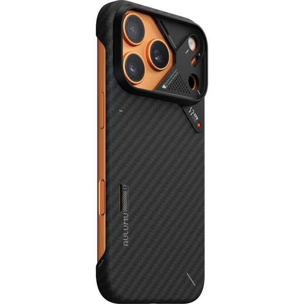 Aulumu A17 Aramid Fiber MagSafe kryt iPhone 17 Pro Black - Pouzdra - Obrázek 472f9d6b73f54065aad62d2caf488acf