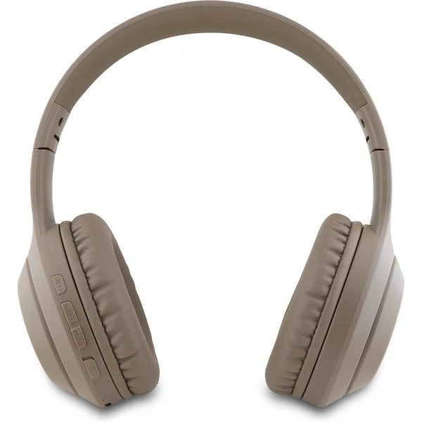 Guess Classic Silver Logo Bluetooth bezdrátová sluchátka hnědá - Sluchátka - Obrázek 473d80d621d84f5c84988366e41f61f6