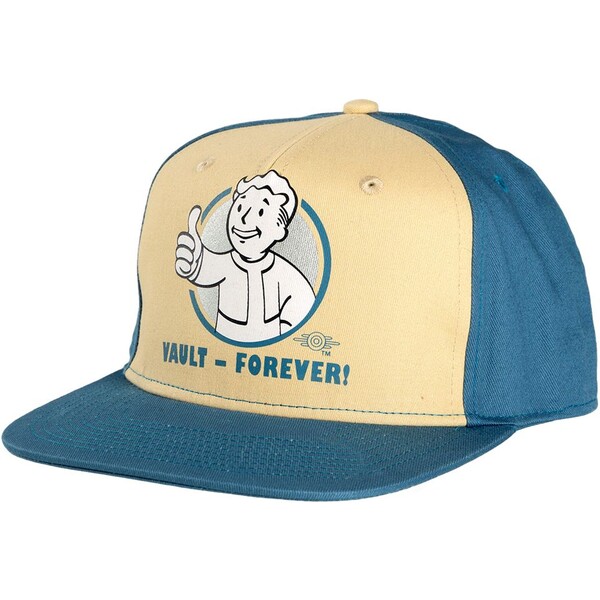 Kšiltovka Fallout - Vault Forever (Snapback) Modrá/Žlutá