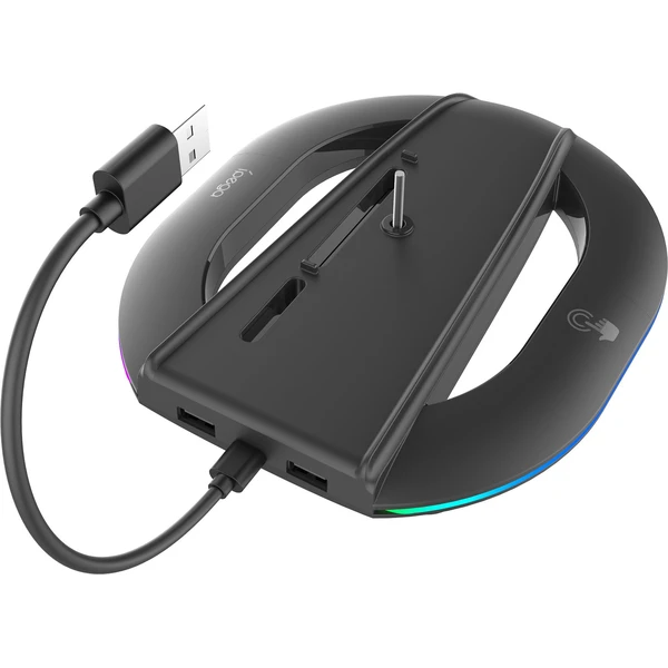 iPega P5S035SAH vertikální stojan s USB-A a RGB pro PS5 Slim/PS5 Pro černý - Stojánky - Obrázek 475edbde9a6b4020be85321eb0ec5038