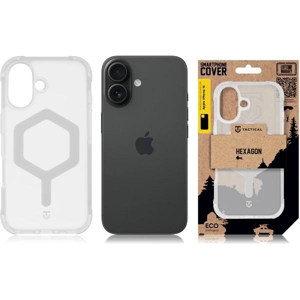 Tactical MagForce Hexagon kryt Apple iPhone 16 bílý - Pouzdra - Obrázek 478756eed0234d6bb08a115143a5cd02