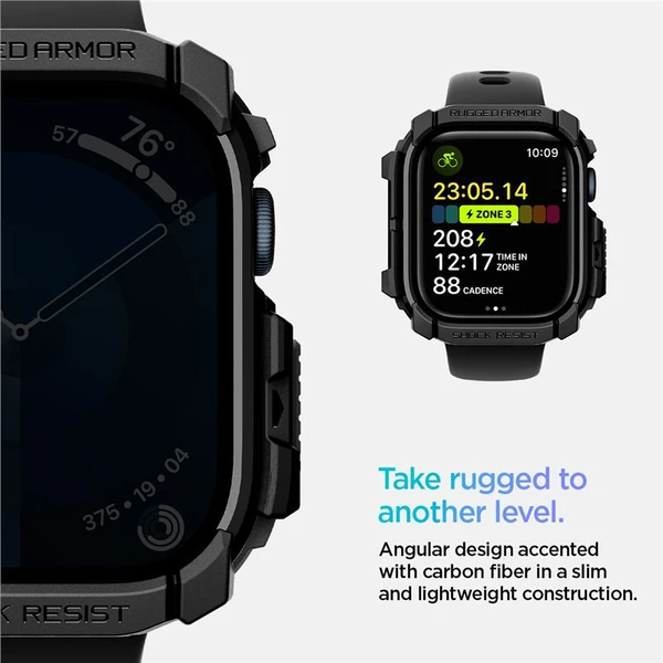Spigen Rugged Armor kryt pro Apple Watch 10/11 (42mm) matně černý - Pouzdra - Obrázek 47892aaaa17a4a9db70a041bbbe03ace