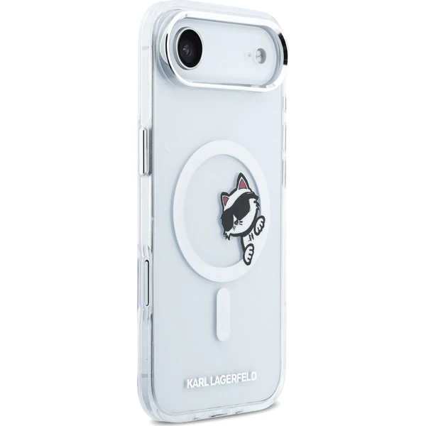 Karl Lagerfeld IML Choupette Peekaboo MagSafe kryt iPhone Air čirý - Pouzdra - Obrázek 47aaee0f7c794cc18237b9f6a1242360