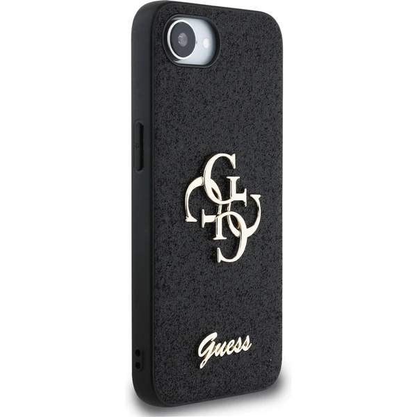 Guess PU Fixed Glitter 4G Metal Logo kryt iPhone 17e/16e černý - Pouzdra - Obrázek 47b561e06d9249ac90130af82b2be600
