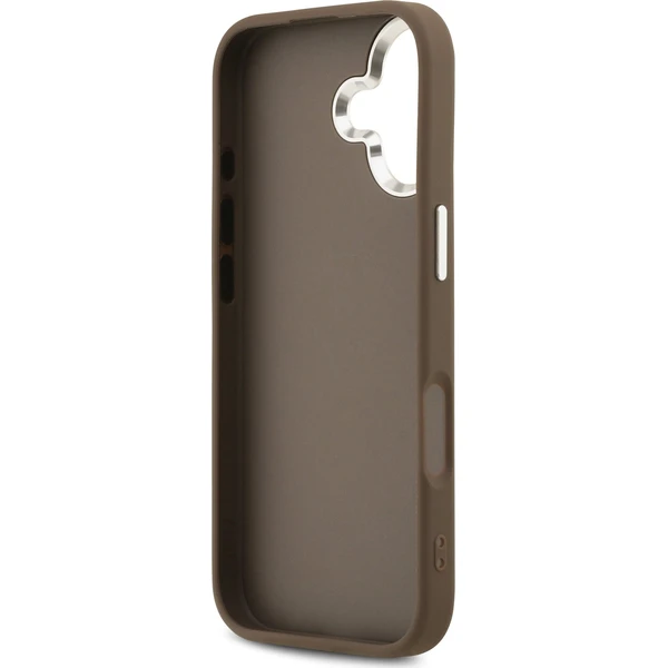 Guess PU 4G Metal Logo kryt iPhone 17 stříbrný/hnědý - Pouzdra - Obrázek 47b7352d71834ce9959470bb209451e1
