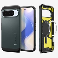 Spigen Tough Armor MagSafe kryt Google Pixel 10/10 Pro zelený - Pouzdra