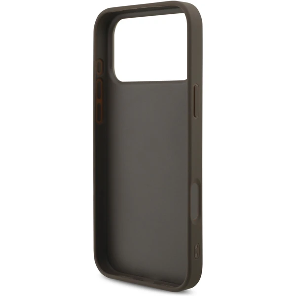 Guess PU 4G Metal Logo Strap kryt iPhone 17 Pro Max hnědý - Pouzdra - Obrázek 47dbabb272114318a139d853ad22f6e8