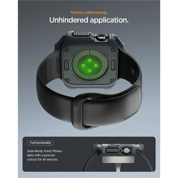Spigen Rugged Armor 2 pouzdro Apple Watch 11 (46mm) dark gray - Pouzdra - Obrázek 47de99701bab497a99ef4f8917c1348b