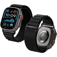Spigen Fabric Band (hook) řemínek Apple Watch 49/46/45/44mm černý - Řemínky