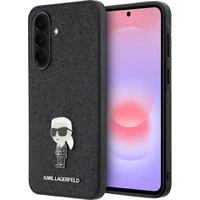 Karl Lagerfeld Fixed Glitter Metal Ikonik kryt Samsung Galaxy A37 černý - Pouzdra