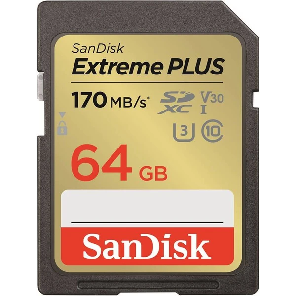 SanDisk SDXC karta 64GB Extreme PLUS - Paměťové karty - Hlavní obrázek