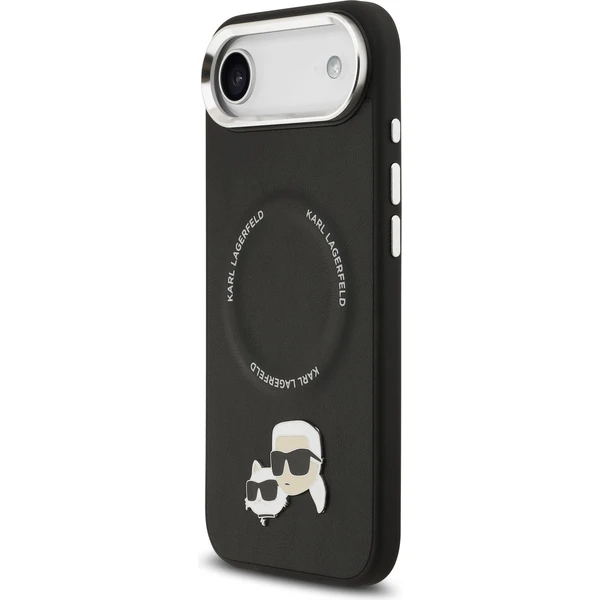 Karl Lagerfeld PU Karl and Choupette Heads Pins MagSafe kryt iPhone Air černý - Pouzdra - Obrázek 484257759c28410c9cc07623ea354ff2