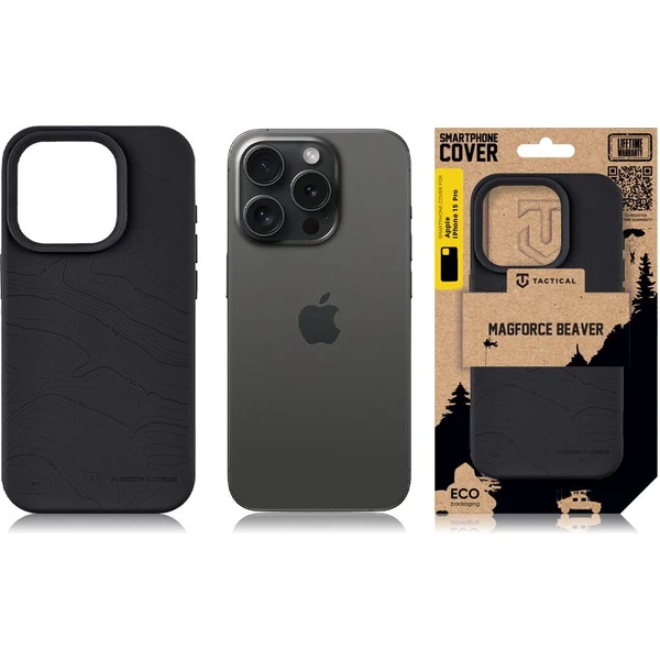 Tactical MagForce Beaver Kryt s MagSafe pro iPhone 15 Pro Asphalt - Pouzdra - Obrázek 48454385346e4f679f69e6e73f37d668