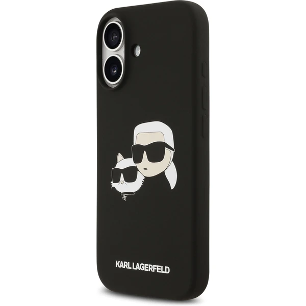 Karl Lagerfeld Liquid Silicone Double Heads MagSafe kryt iPhone 17 černý - Pouzdra - Obrázek 4858b0b4374d423a96e84f48c5f5f31c