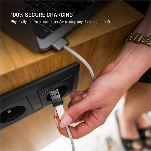FIXED Data Blocker USB-C/USB-A redukce 240W černá - Kabely a redukce - Obrázek 4868263f3e6f417ea98033648bc1b455