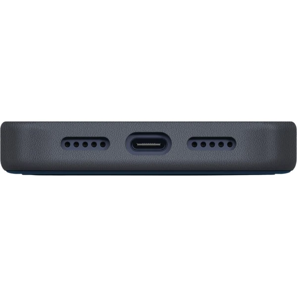 UNIQ Lyden DS Premium Leatherette MagClick MagSafe kryt iPhone 17 Pro Steel Blue - Pouzdra - Obrázek 486f7cf30ac94fa492372766306a9615