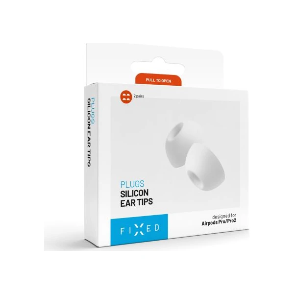FIXED Plugs 2 sady silikonových špuntů pro Apple Airpods Pro 3 (S) bílá - Náhradní náušníky - Obrázek 48797147513f4ea7a6d352c77089e699