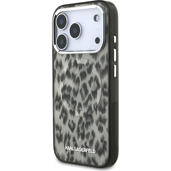 Karl Lagerfeld IML Leopard MagSafe kryt iPhone 17 Pro hnědý - Pouzdra - Obrázek 487e9aee165f423e98f419094e901de4