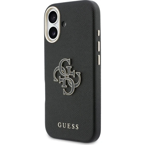 Guess PU Resin Logo kryt iPhone 17 černý - Pouzdra - Obrázek 4887cd042e47488c86a3dd9a83ee96af